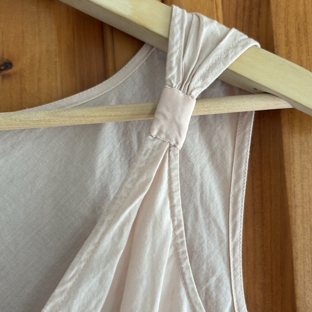 Anthropologie Vintage pale pink Sleeveless Top great details Boho chic,timeless - Picture 5 of 10
